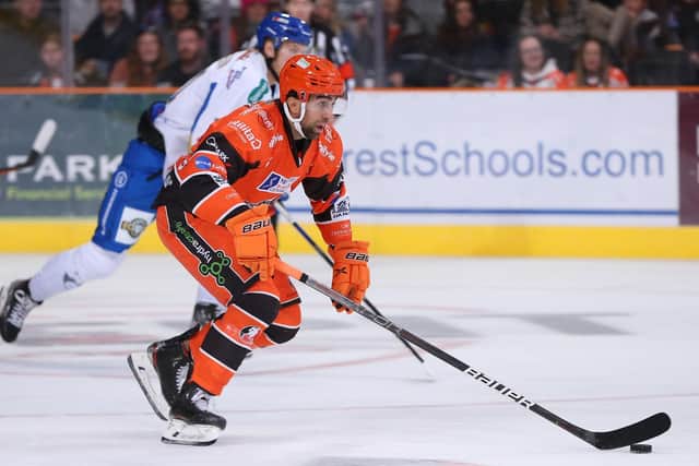 SEE YOU SOON: Daniel Ciampini returns for a second season with Sheffield Steelers in 2023-24. Picture courtesy of Hayley Roberts/Steelers Media