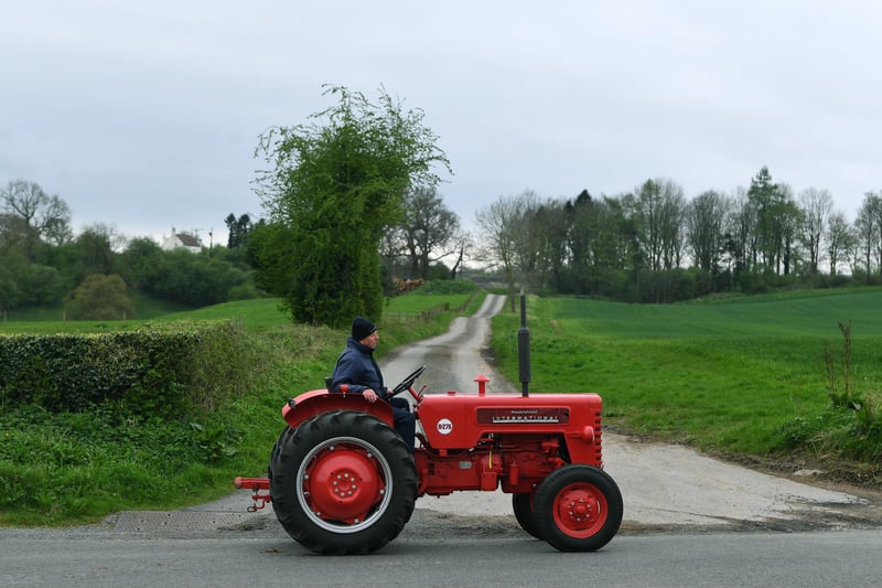 "It was very much a success, I'm sure we will have gone into four figures," he saidThe third Brian Chester Road Run around villages near Ripon organised by the West Yorkshire group of the National Vintage Tractor and Engine Club (NVTEC) in memory of local farmer, founding Tractor Fest member and former NVTEC chairman Brian Chester in anticipation of Tractor Fest at Newby Hall in June. 13th April 2024Picture Jonathan Gawthorpe