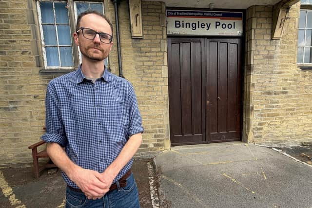 Jeremy Thackray, chair of the Friends of Bingley Pool