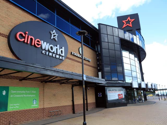 Library image of a Cineworld cinema in Northampton, as the cinema chain has denied being in talks with Odeon owner AMC Entertainment over a potential buyout despite AMC saying it backed out of negotiations with the troubled cinema rival last month.