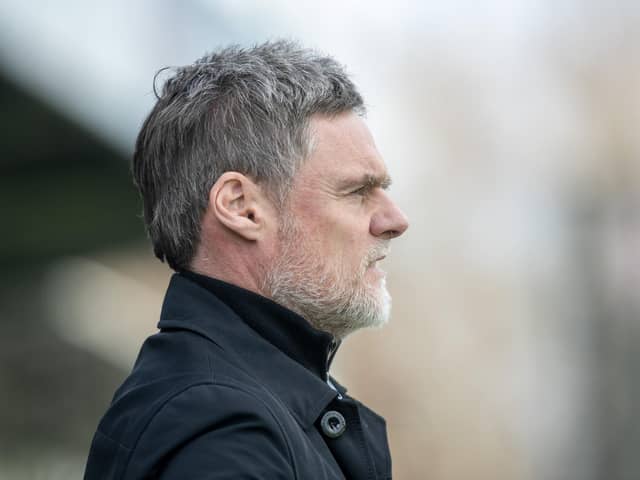 Bradford City manager Graham Alexander, pictured during the recent League Two game at Harrogate Town. Picture: Tony Johnson.
