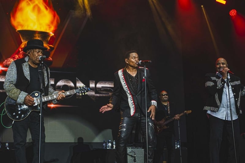 The Jacksons performed their hearts out at the Piece Hall concert on Saturday.