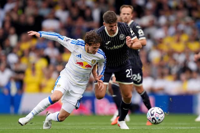 INEFFECTIVE: Brenden Aaronson (left) (Image: Press Association)