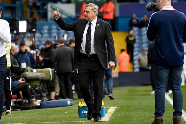 HOPING: Leeds United interim manager Sam Allardyce