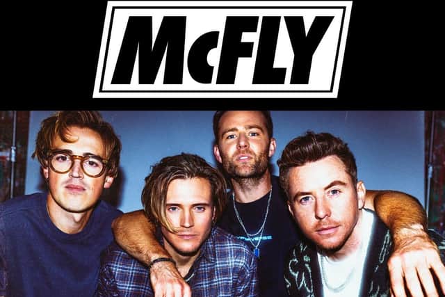Sounds of the City 2023 McFly tickets on sale Friday, December 9, 9.30am.