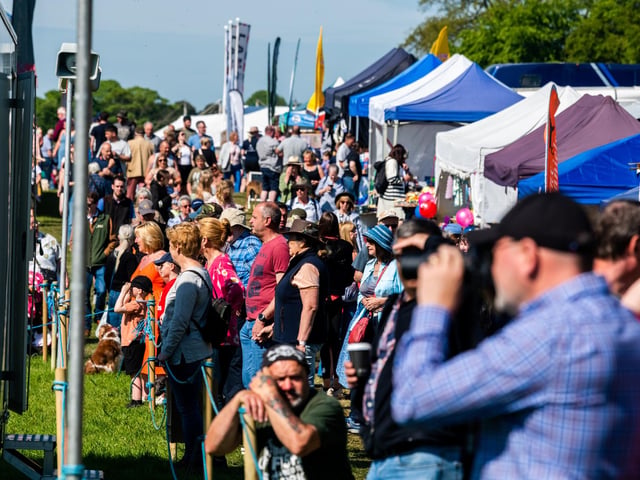 Crowds attending the event. Picture By Yorkshire Post Photographer,  James Hardisty