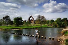 The stepping Stones at Bolton Abbey. (Pic credit: Simon Hulme)