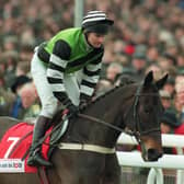 Famous win: Mark Dwyer and Jodami won the 1993 Cheltenham Gold Cup for late North Yorkshire trainer Peter Beaumont.