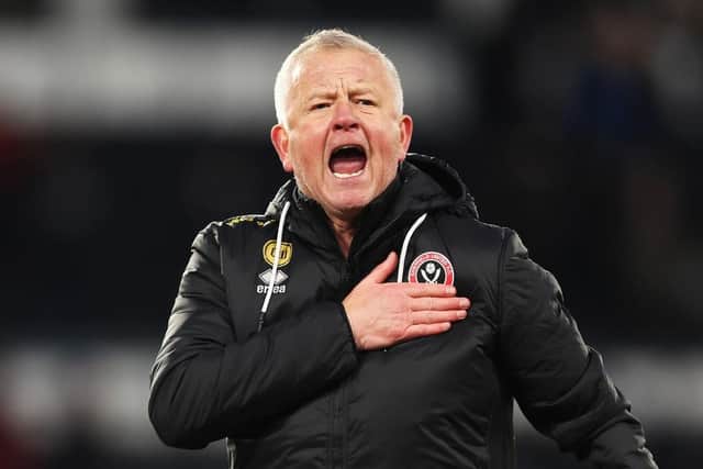 PASSIONATE BLADE: Sheffield United manager Chris Wilder (Image: Cameron Smith/Getty Images)