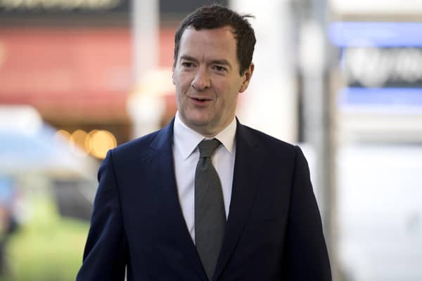 'George Osborne rightly, in my view, claims “new infrastructure opens up new economic activities that couldn’t be imagined at the time”.' PIC: JUSTIN TALLIS/AFP via Getty Images