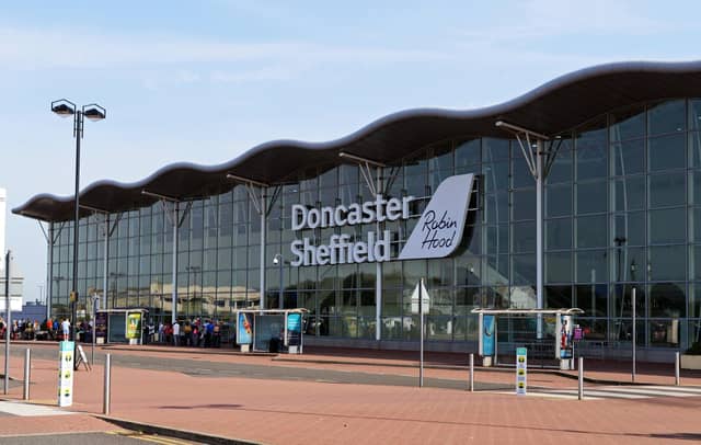 Doncaster Sheffield Airport.
