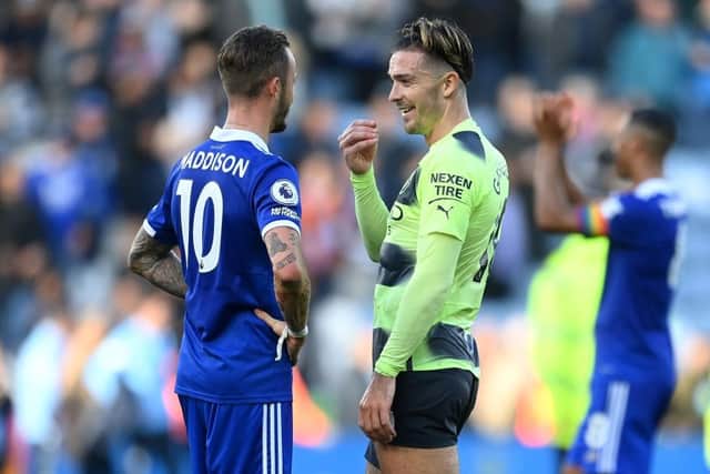 MAVERICKS: Surprise call-up James Maddison of Leicester City and Jack Grealish of Manchester City offer flair to England - but probably only from the bench