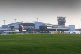 A general view of Leeds Bradford Airport in 2019. PIC: Simon Hulme