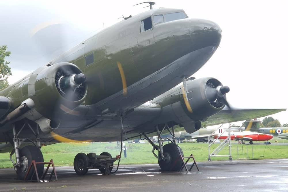 Dakota Running 01. (Pic credit: Yorkshire Air Museum)