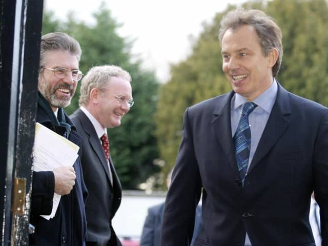 'It has always interested me how those who preach peace only remember Tony Blair for joining the US in invading Iraq five years later'. PIC: Paul Faith/PA Wire