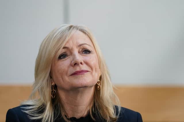 'It was fantastic to join the Mayor of West Yorkshire, Tracy Brabin, to launch Little Feet at Lapage Primary School and Nursery in Bradford'. PIC: Ian Forsyth/Getty Images