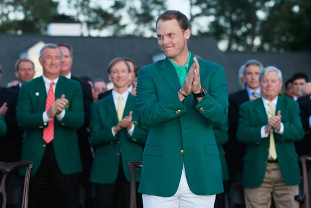 Finest hour: Sheffield's Danny Willett celebrates his victory at the 2016 Masters Tournament (Picture: Scott Halleran/Getty Images for Golfweek)