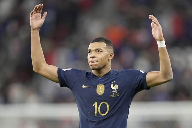 ONE TO WATCH: France's Kylian Mbappe has lit up the World Cup in Qatar, particularly in the last 16 win over Poland. Picture: AP Photo/Martin Meissner