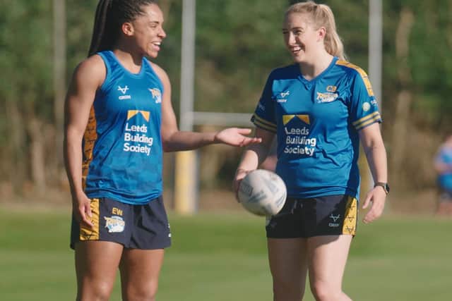England Rugby League World Cup star and Leeds Rhinos full back Caitlin Beevers says bus trips shaped her career