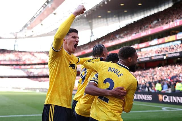GUNNED DOWN: But Leeds United pushed Arsenal hard (Image: Alex Pantling/Getty Images)