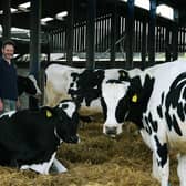 Andrew Leggott from Cocklewood Pedigree Holsteins, Great Smeaton. Picture Jonathan Gawthorpe