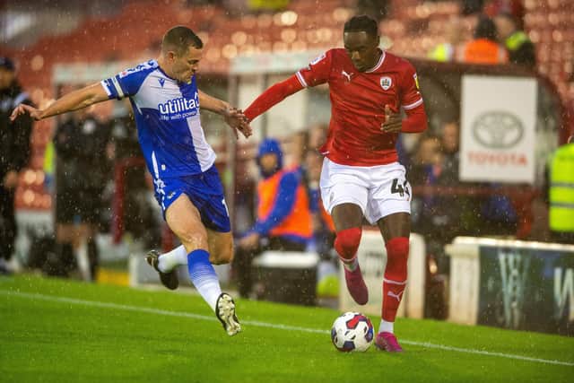 IN FORM: Devante Cole scored one goal and made another for Barnsley against Charlton Athletic