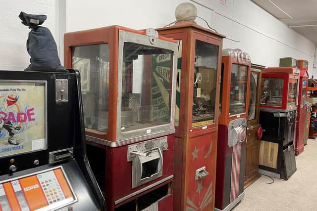 Collection of rare 1930s arcade games which are set for auction on March 12