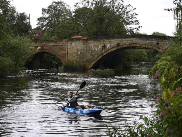 Stamford Bridge village of the week. The well known and grade II listed bridge over the River Derwent.
Photographed by Yorkshire Post photographer Jonathan Gawthorpe.
9th August 2023.