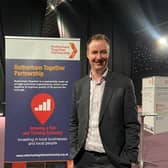 Rotherham Council leader Chris Read at the Rotherham Together Partnership 2026 event.
