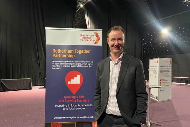 Rotherham Council leader Chris Read at the Rotherham Together Partnership 2026 event.