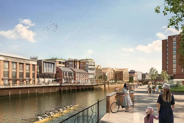 An artist's impression of the redevelopment plans.