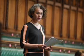 Labour MP Sarah Champion speaking in Parliament.