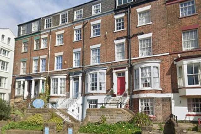 The property on North Marine Road, Scarborough.