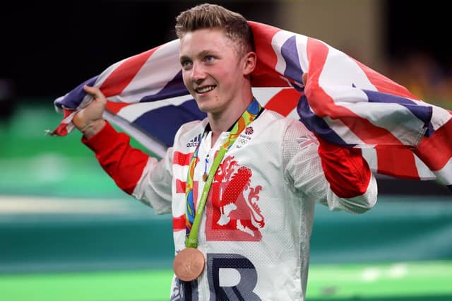 Leeds-born gymnast Nile Wilson at the Rio Olympics Games, Brazil. Photo: Owen Humphreys/PA