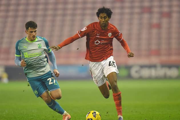 Barnsley's Vimal Yoganathan, pictured in action last season (Picture: Jonathan Gawthorpe)