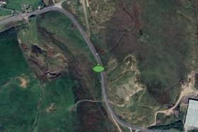 Where the proposed new turbine at Reaps Moss would be sited, image from planning papers