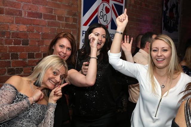 Hands up if you're having  a great night out at the 90s reunion!