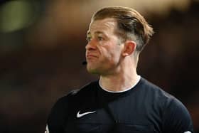 DECISION: Referee Anthony Backhouse awarded a penalty to Swansea City to set the ball rolling in their 3-0 win over Sheffield Wednesday