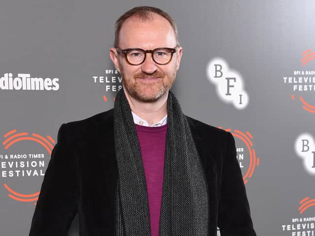 Mark Gatiss attends the 'In Conversation: Mark Gatiss on Ghost Stories' photocall during the BFI & Radio Times Television Festival 2019 at BFI Southbank on April 14, 2019 in London, England. (Photo by Jeff Spicer/Getty Images)