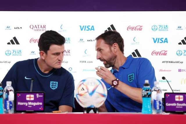 FAITH: England manager Gareth Southgate believes strongly in Harry Maguire
