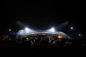 Huddersfield Town will host Preston North End under the lights. Image: George Wood/Getty Images