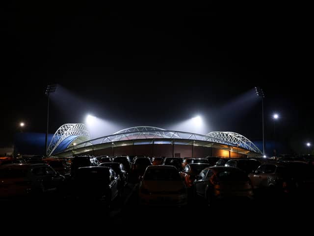Huddersfield Town will host Preston North End under the lights. Image: George Wood/Getty Images