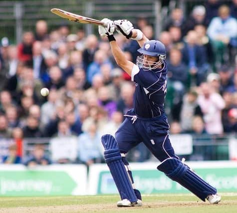 Gavin Hamilton in action for Scotland against England at Edinburgh in 2008. Photo by Andrew West\SNS Group via Getty Images.