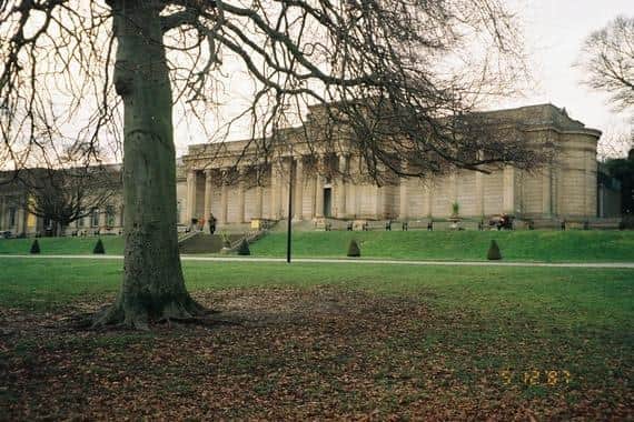 Weston Park in Sheffield, where a new war memorial is planned, featuring a famous poem about World War One written by a Sheffield school student.
