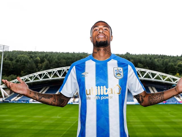 New Huddersfield Town striker Delano Burgzorg, who has joined on loan from German side Mainz. Picture courtesy of Huddersfield Town AFC.
