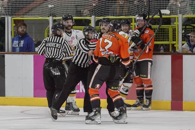 WE MEET AGAIN: Hull Seahawks and Sheffield Steeldogs will do battle again in East Yorkshire on Thursday night - both teams looking to find that winning feeling again. Picture: Adam Everitt/Seahawks Media.