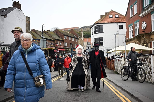 The festival brings together thousands of goths and alternative lifestyle fans from the UK and around the world for a weekend of music, dancing and shopping.