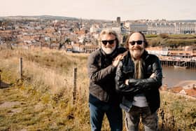 The Hairy Bikers in Whitby during filming of past series The Hairy Bikers Go North (pic: BBC)