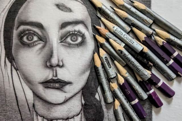York visual artist, writer and print-maker Kirsty Maclennan illustration for Dracula