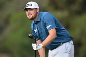 Looking ahead: Dan Bradbury of Wakefield during the recent Andalucia Masters where he finished 15th, securing him a spot in this week's Nedbank Challenge in his rookie season on the DP World Tour. (Picture: Stuart Franklin/Getty Images)